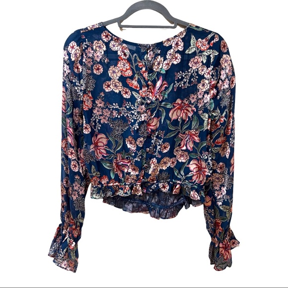 For Love and Lemons Floral Back Closure Blouse (XS) - Picture 3 of 16